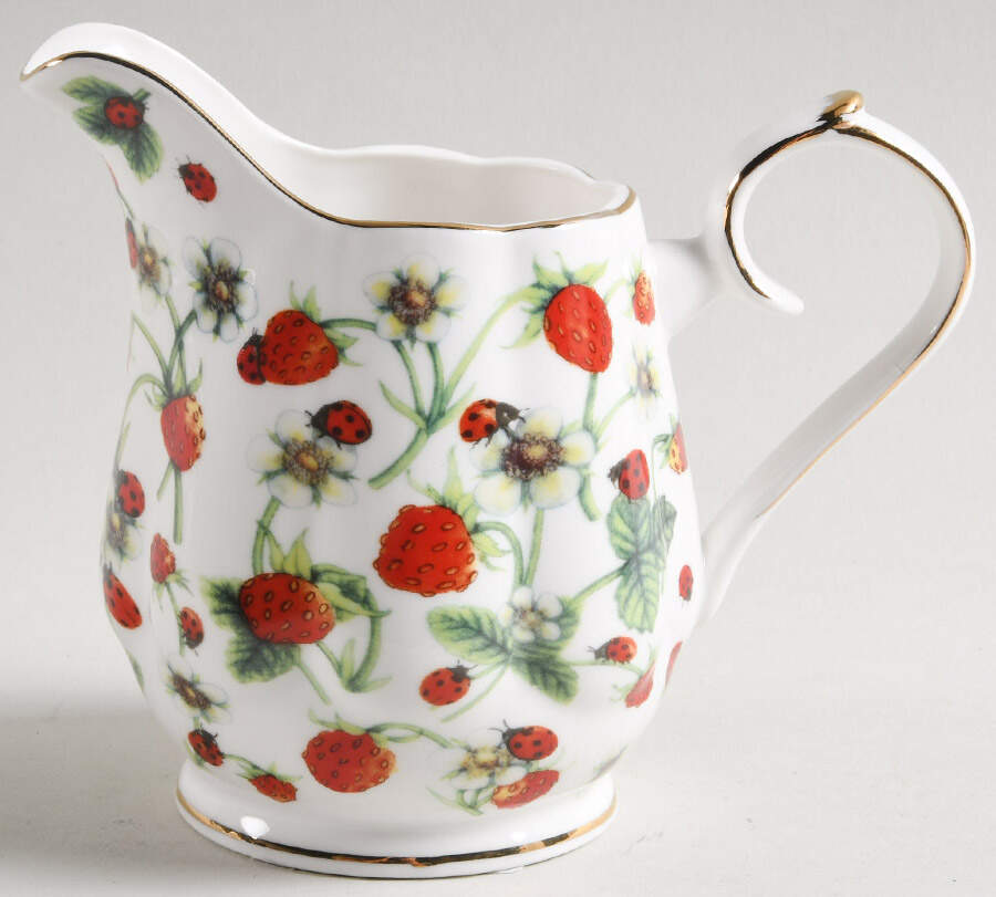 Strawberry Vine Creamer by Grace's Teaware-1