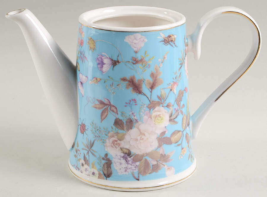 White Peony Teapot No Lid by Grace's Teaware-1