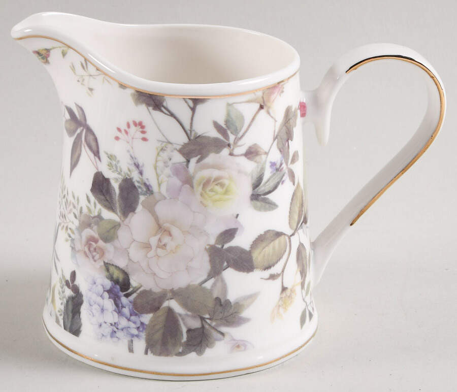 White Peony Creamer by Grace's Teaware-1