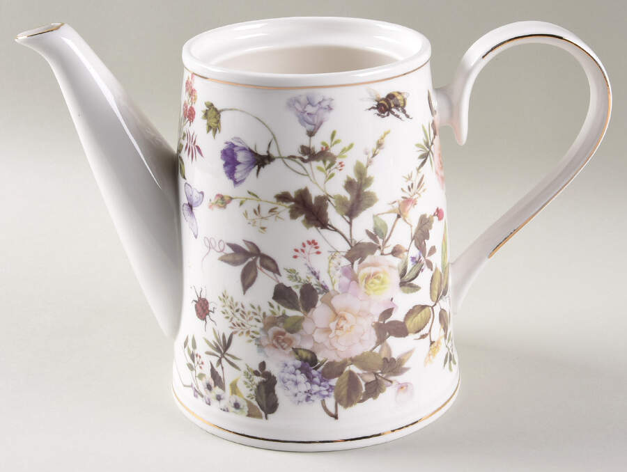 White Peony Teapot No Lid by Grace's Teaware-1