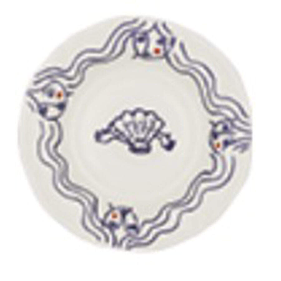 L'Archipel Sentimental Rim Soup Bowl by Faiencerie De Gien-1