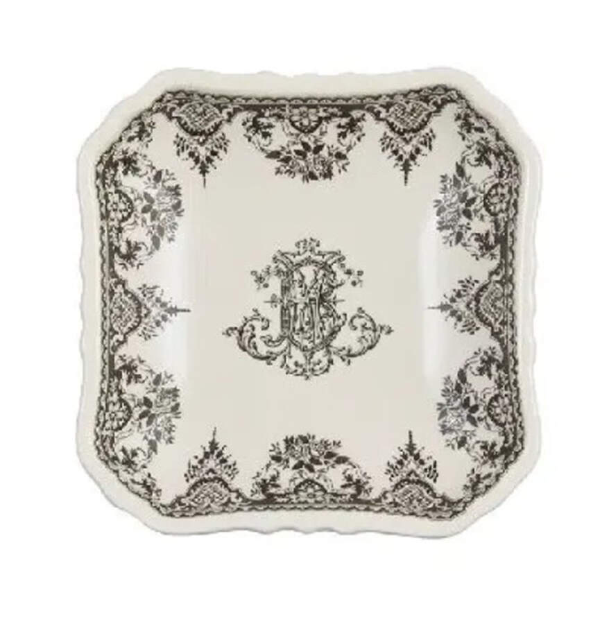 Monogramme Jewelry Dish by Faiencerie De Gien-1