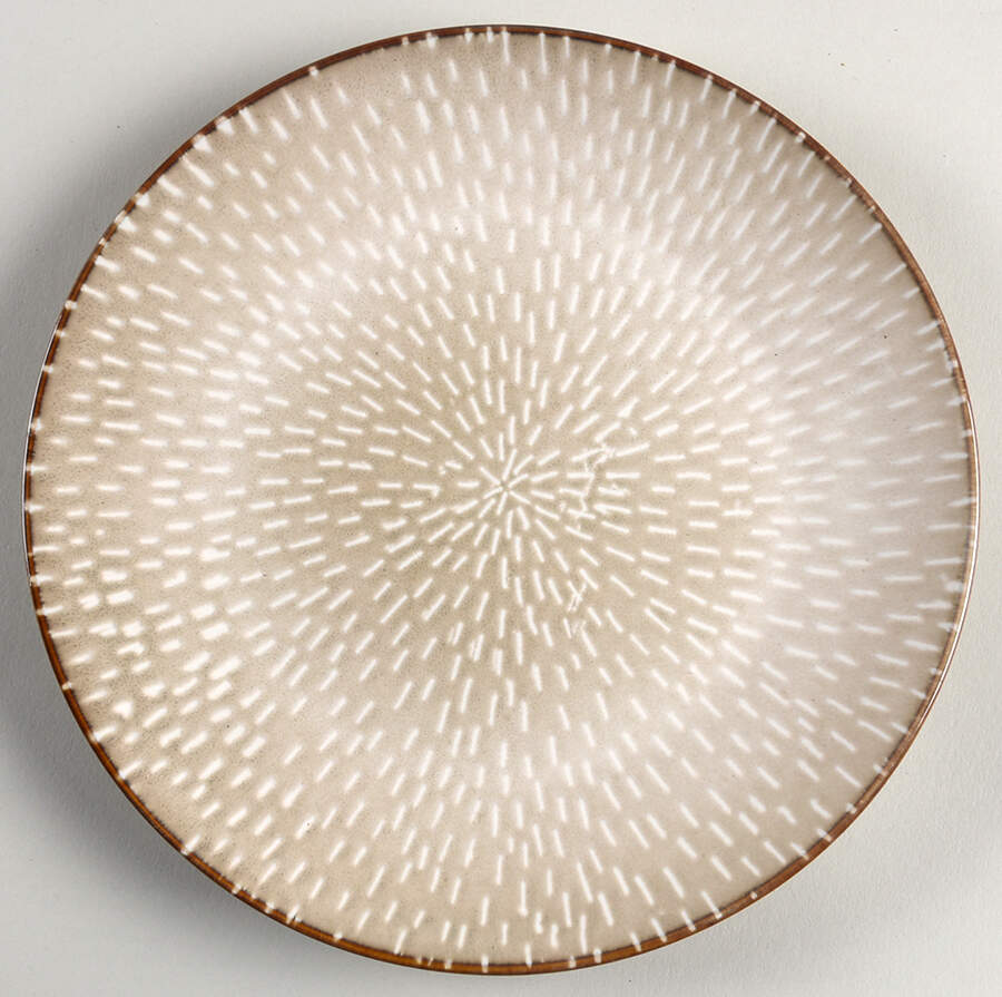 Matisse Cream Salad Plate by Gibson Designs-1