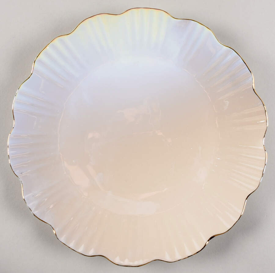 White Gold Breeze Dinner Plate by Grace's Teaware-1