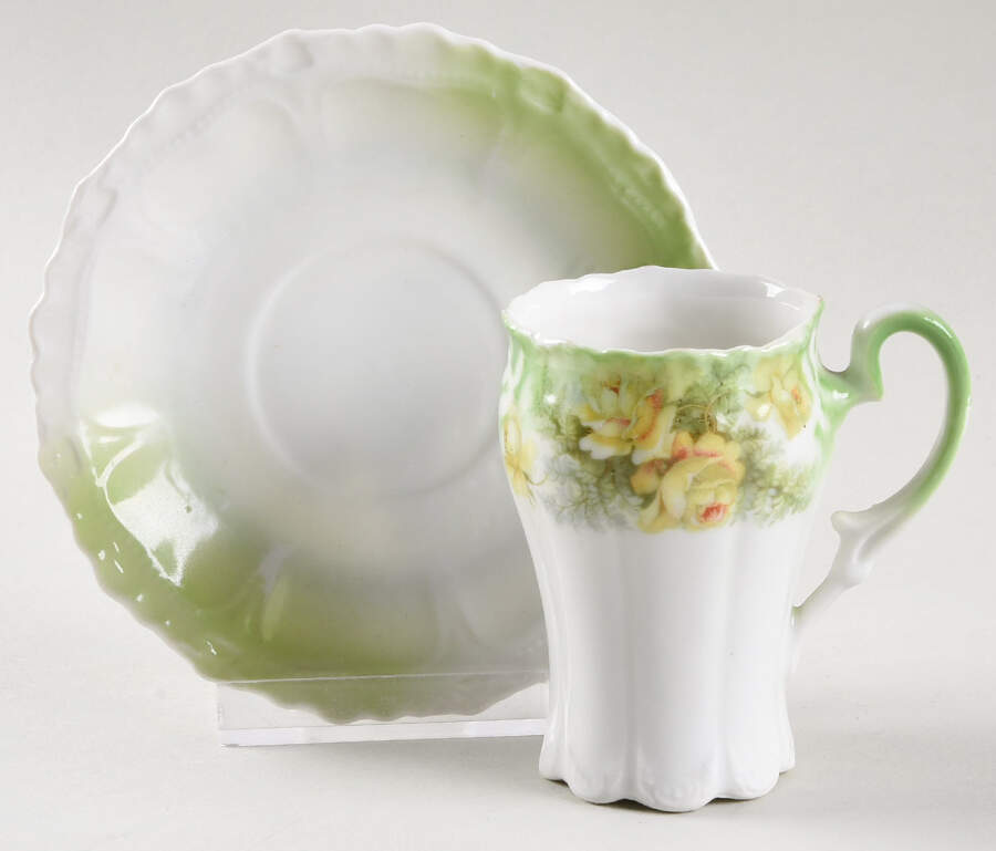 GMY384 Chocolate Cup & Saucer Set by Germany-1