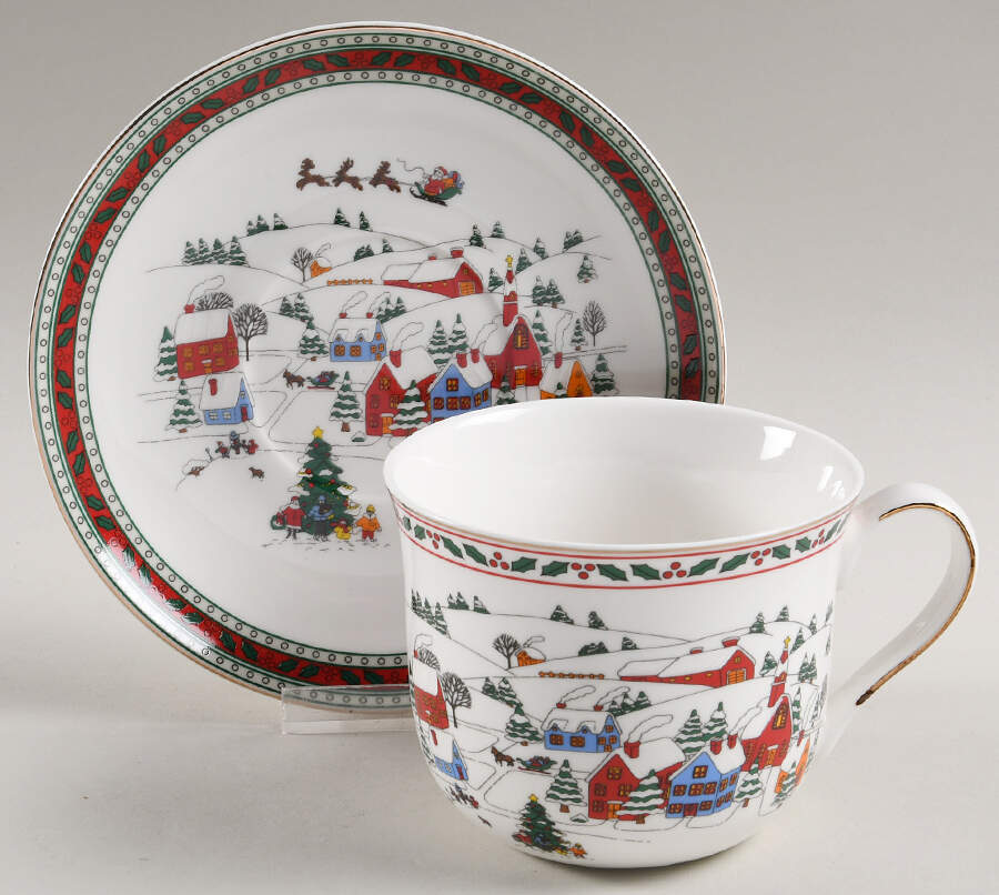 Wonderland Jumbo Cup & Saucer Set by Grace's Teaware-1