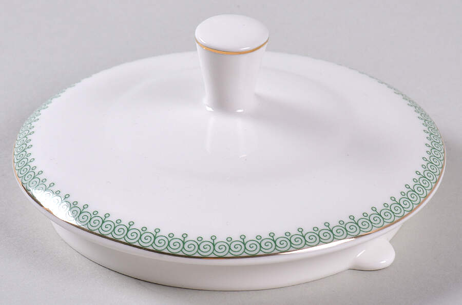 Green Lace Lid for Teapot by Grace's Teaware-1