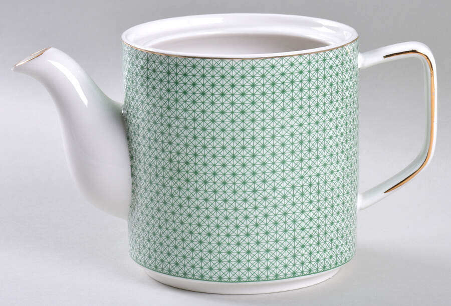 Green Lace Tea for 1-Teapot No Lid by Grace's Teaware-1