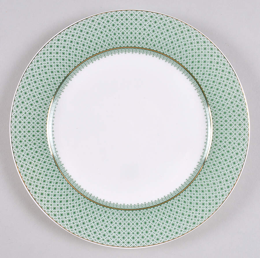 Green Lace Salad Plate by Grace's Teaware-1
