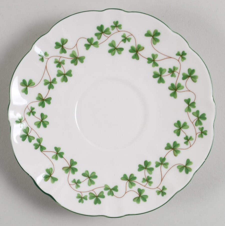 Clover Vine Saucer by Grace's Teaware-1