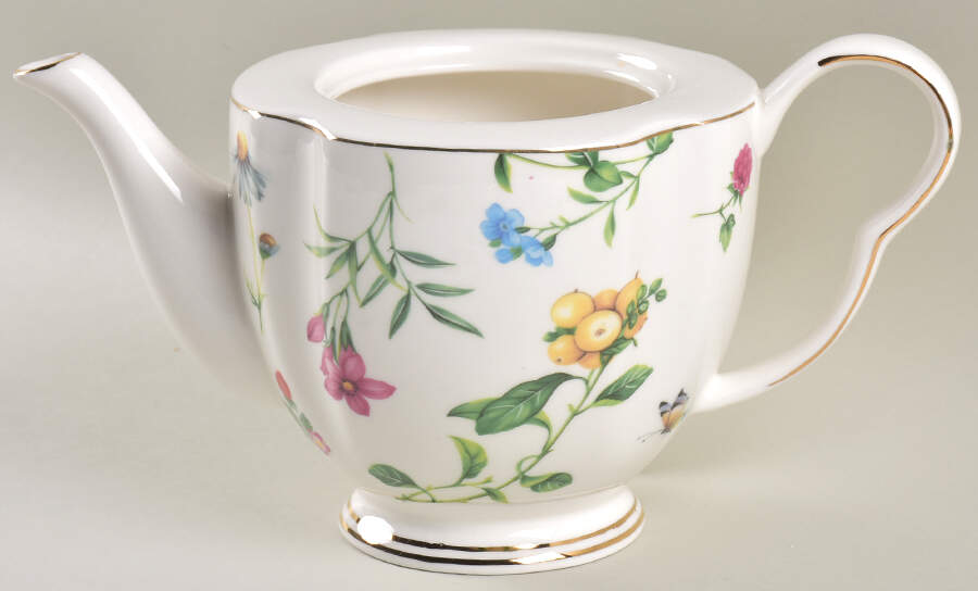 Scatter Floral (2024) Teapot No Lid by Grace's Teaware-1