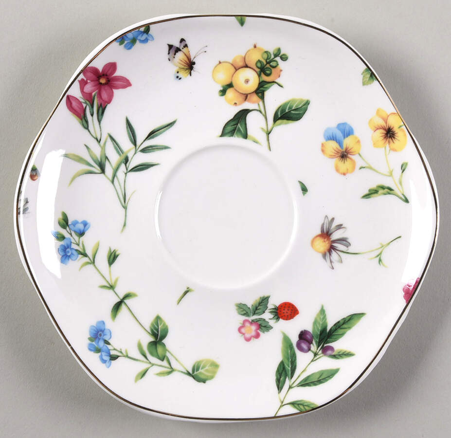 Scatter Floral (2024) Saucer by Grace's Teaware-1