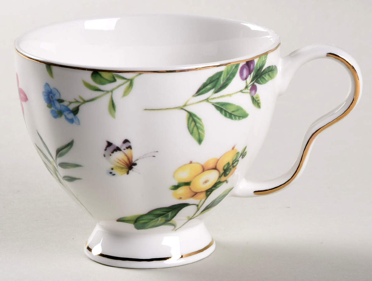 Scatter Floral (2024) Footed Cup by Grace's Teaware-1