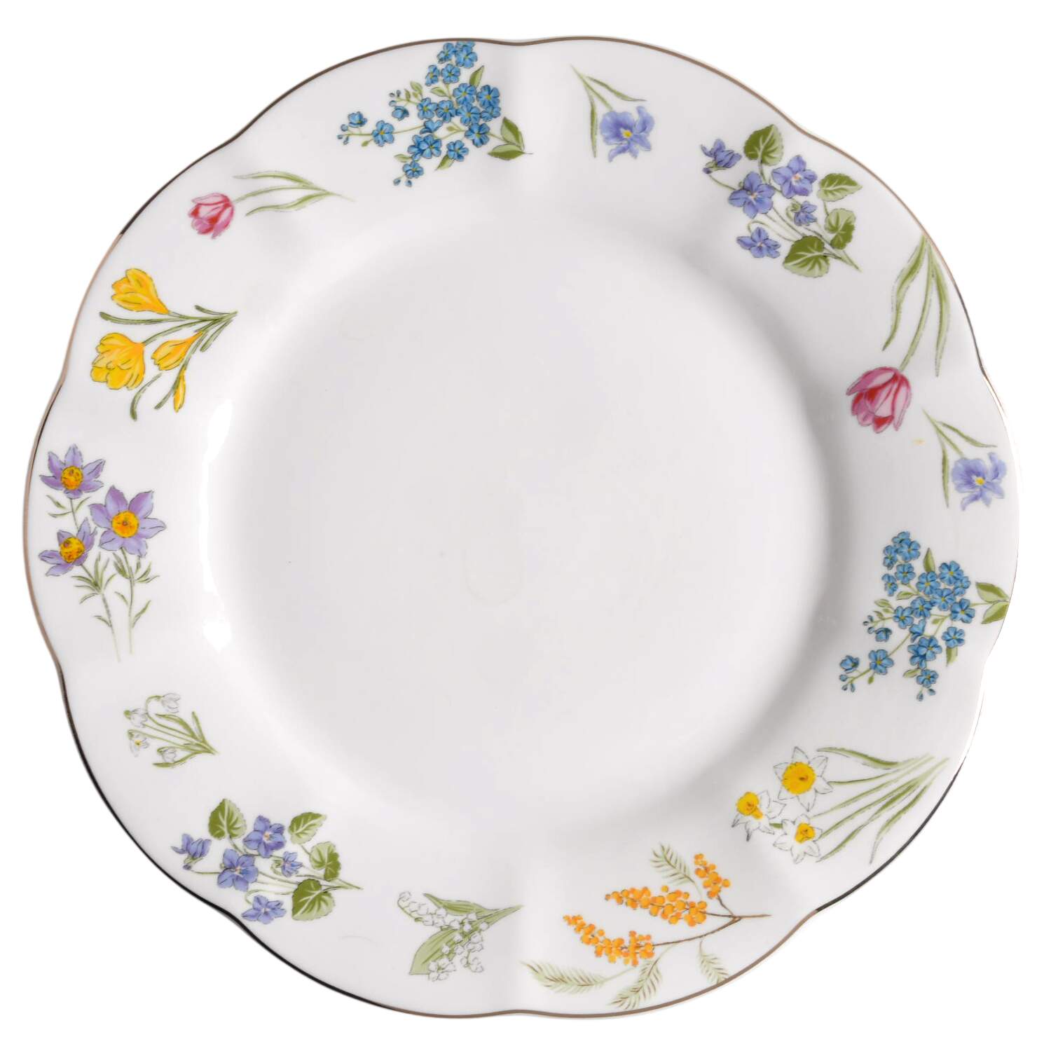 Scatter Floral (2024) Dinner Plate by Grace's Teaware-1
