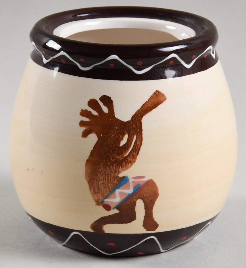 Kokopelli Sugar Bowl No Lid by Gila River Resorts-1