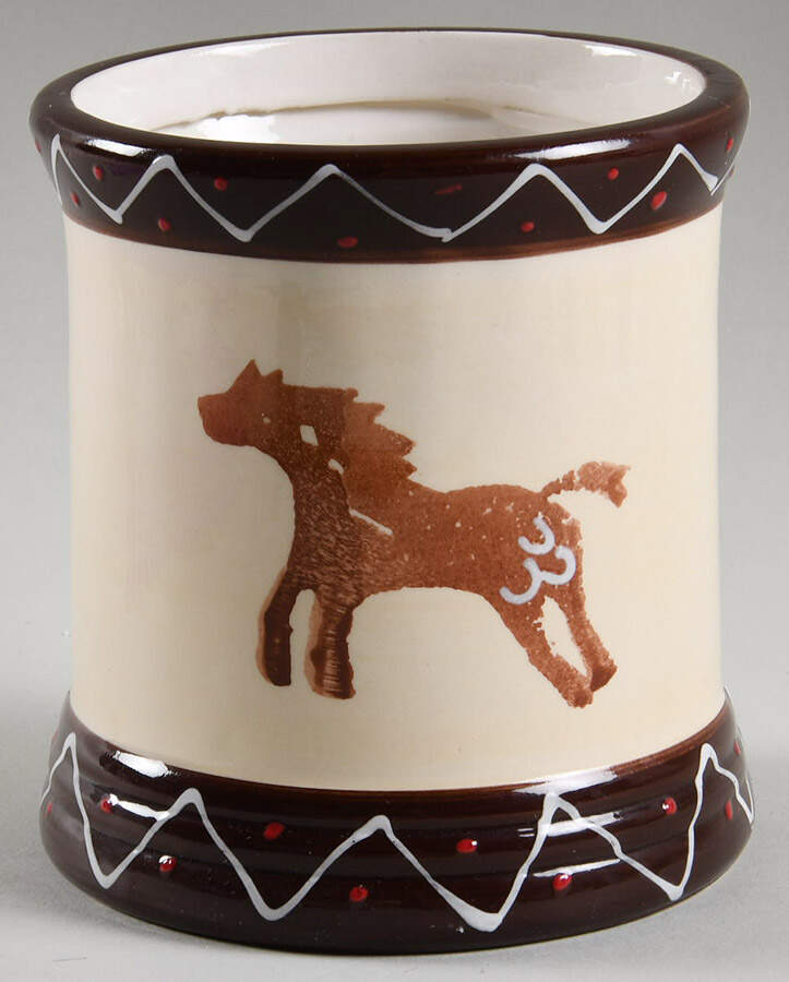 Kokopelli 7" Storage Jar No Lid by Gila River Resorts-1