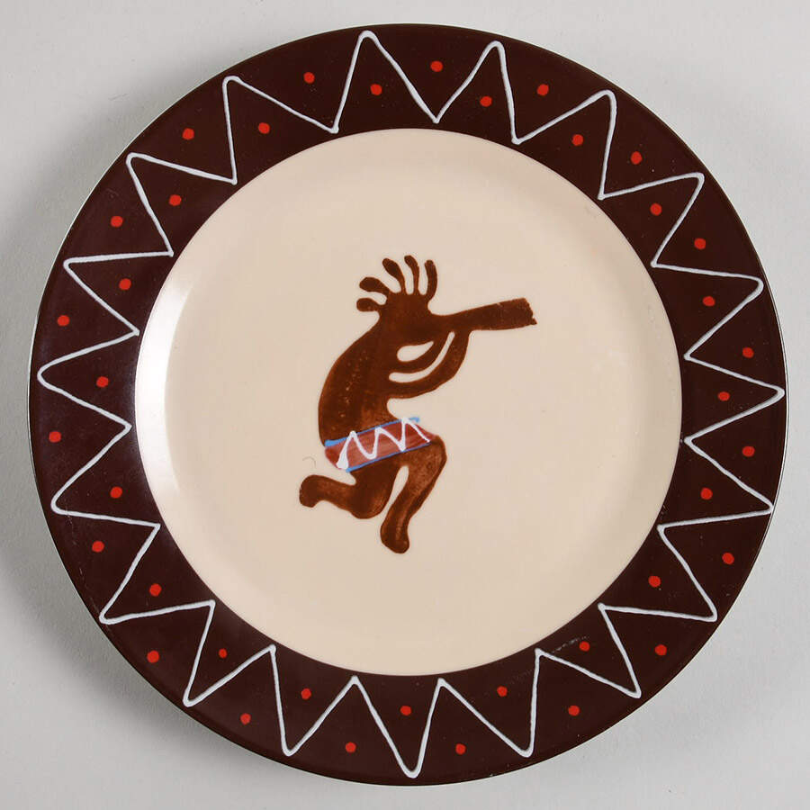 Kokopelli Salad Plate by Gila River Resorts-1