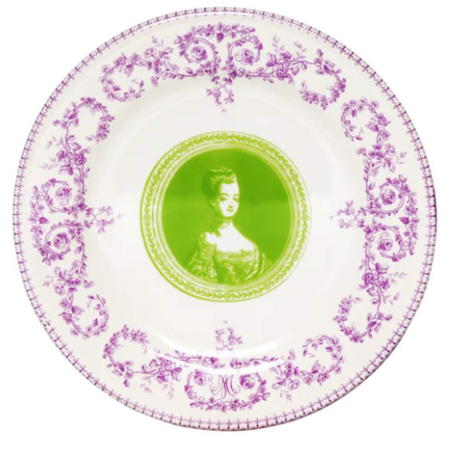 Marie-Antoinette Dessert/Pie Plate by Faiencerie De Gien-1