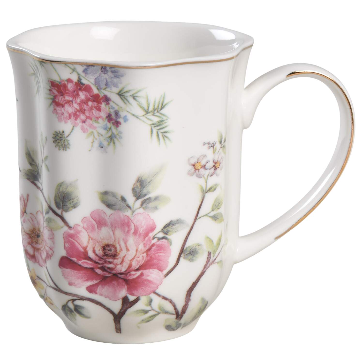 Camellia Hydrangea Mug by Grace's Teaware-1