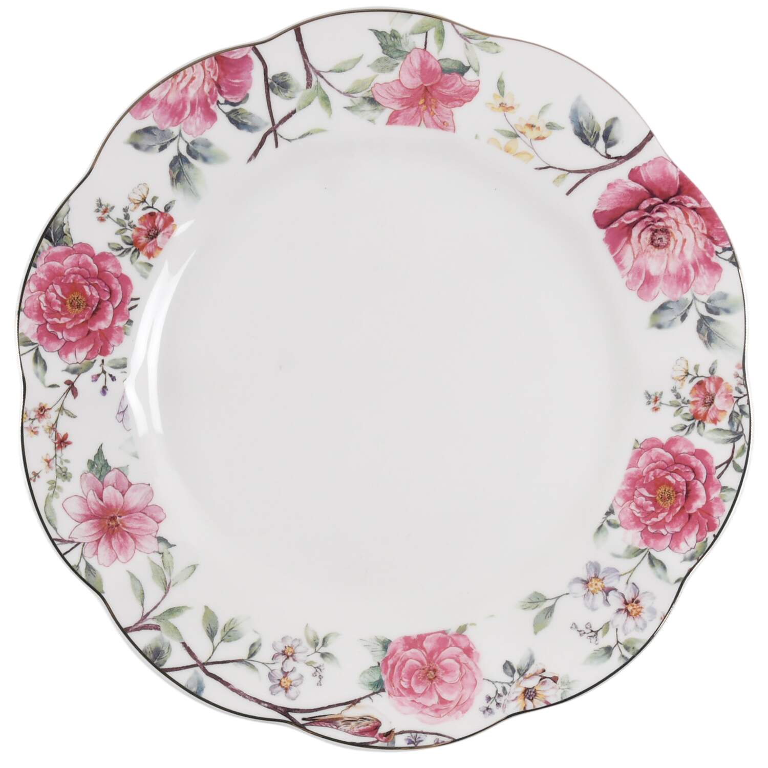Camellia Hydrangea Dinner Plate by Grace's Teaware-1