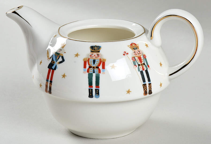 Christmas Cheer Tea for 1-Teapot No Lid by Grace's Teaware-1
