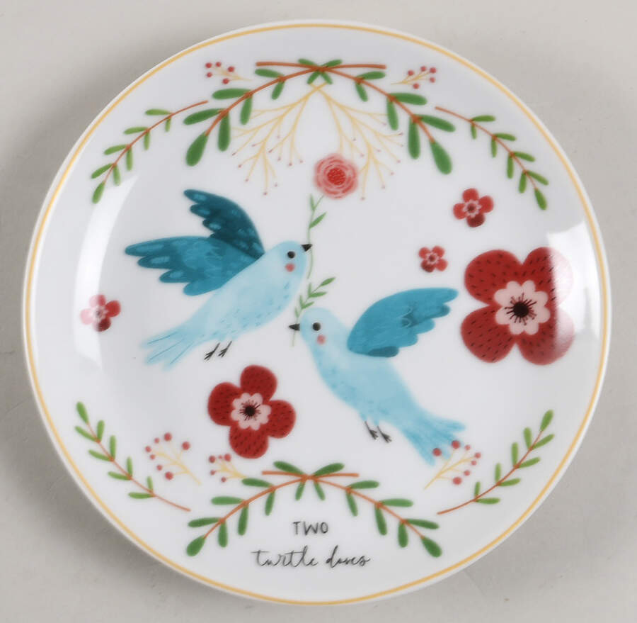 Christmas Cheer Appetizer Plate by Grace's Teaware-1