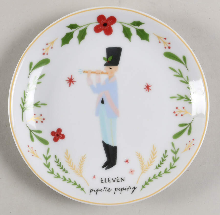 Christmas Cheer Appetizer Plate by Grace's Teaware-1