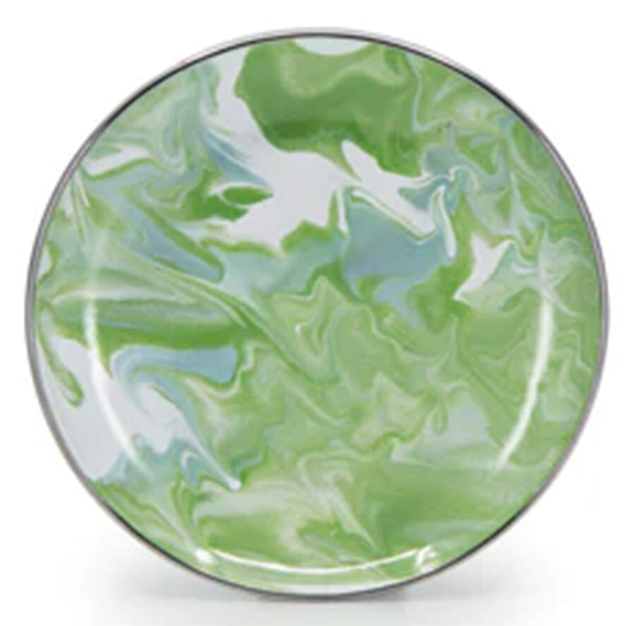 Modern Monet Enamelware Appetizer Plate by Golden Rabbit Enamelware-1