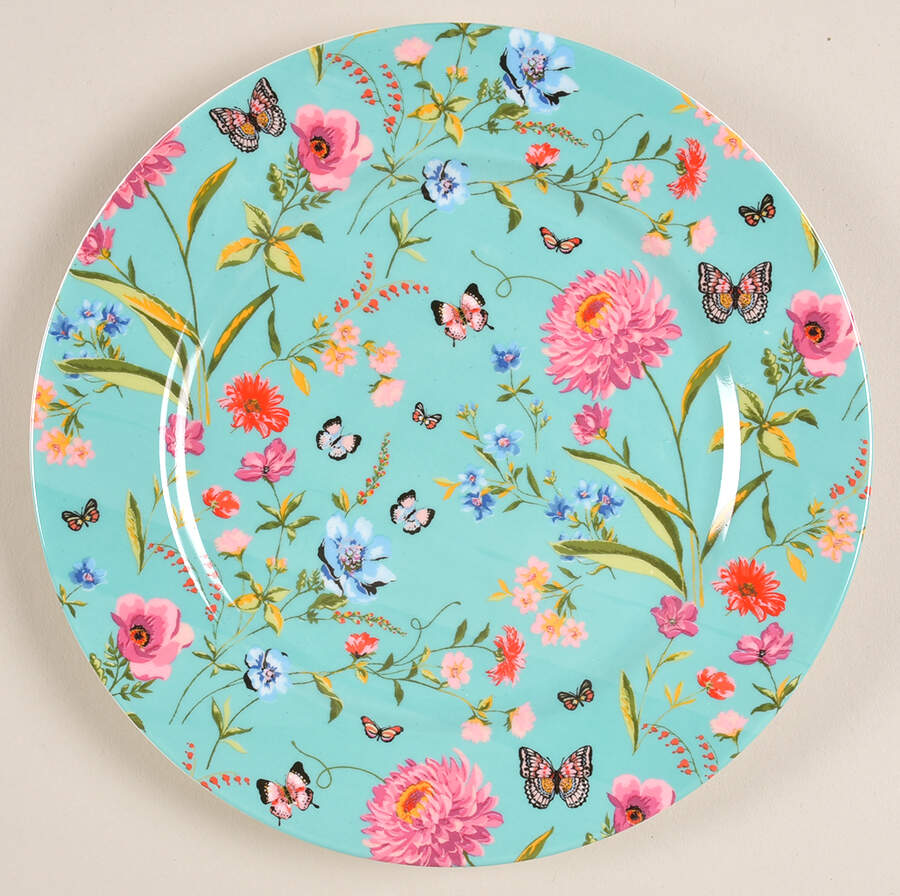 Butterfly Garden Salad Plate by Grace's Teaware-1