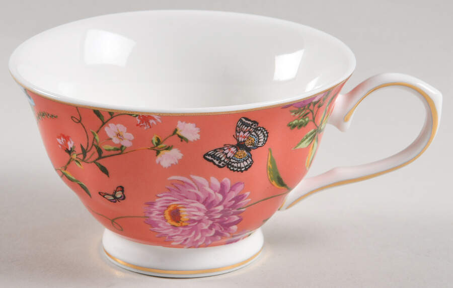 Butterfly Garden Footed Cup by Grace's Teaware-1