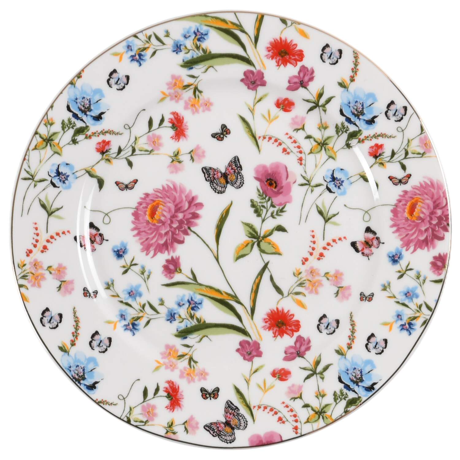 Butterfly Garden Salad Plate by Grace's Teaware-1