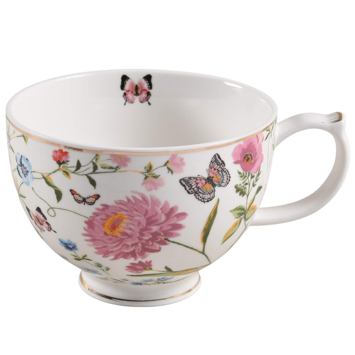 Butterfly Garden Jumbo Mug by Grace's Teaware-1
