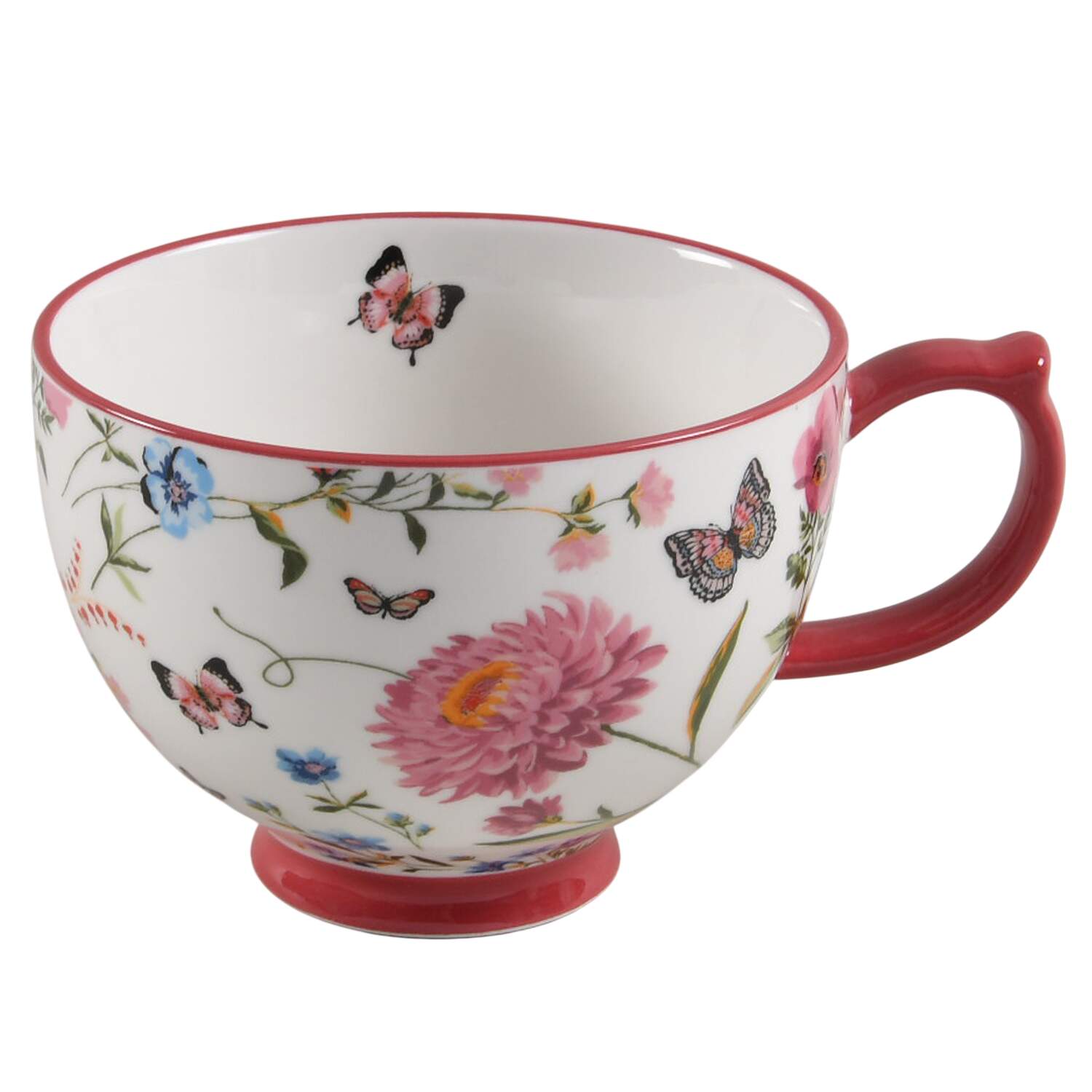 Butterfly Garden Jumbo Mug by Grace's Teaware-1