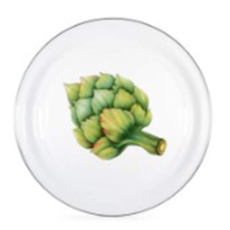 Fresh Produce Enamelware 20" Round Tray by Golden Rabbit Enamelware-1