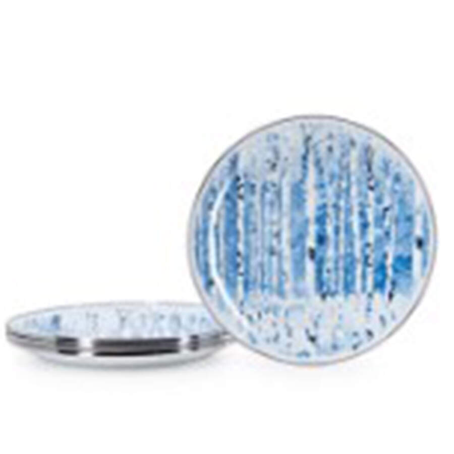 Aspen Grove Enamelware Individual Sandwich Plate by Golden Rabbit Enamelware-1