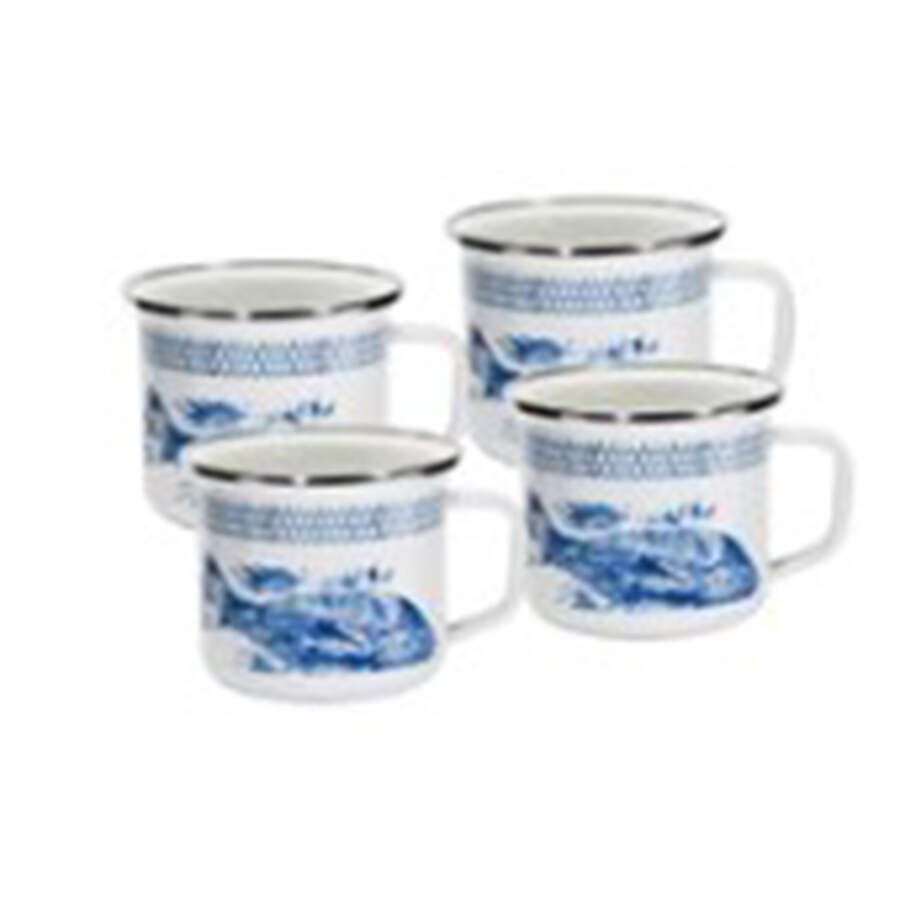 Fish Camp Enamelware Grandmug by Golden Rabbit Enamelware-1