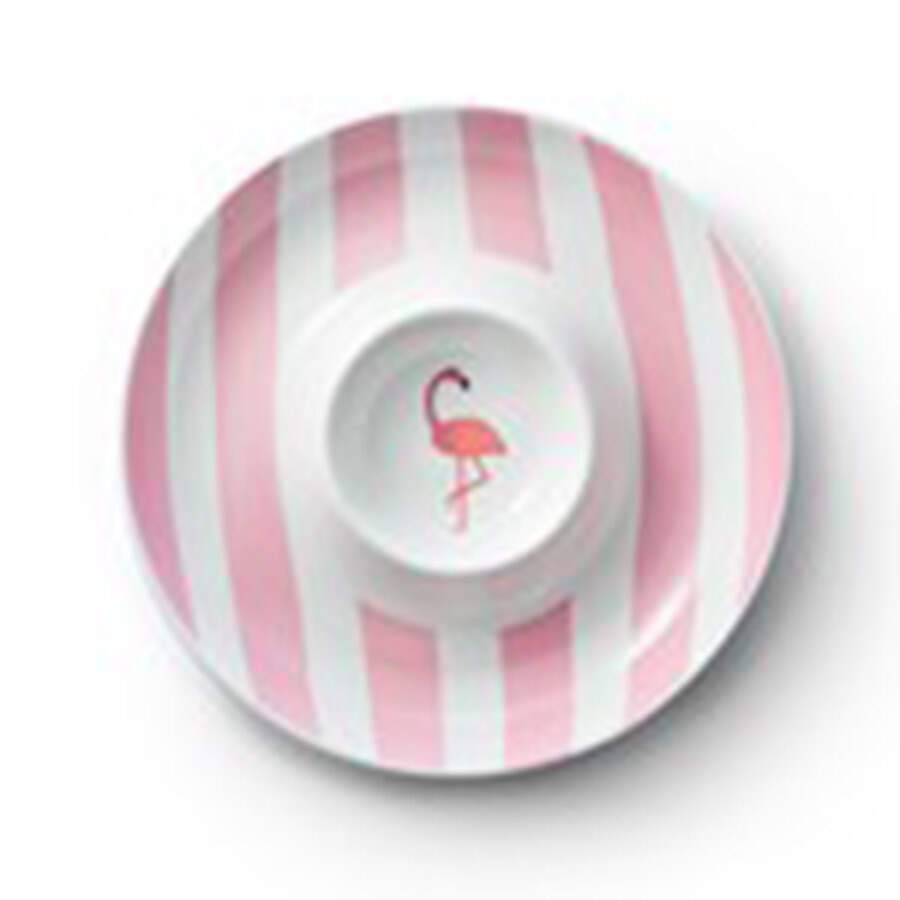 Flamingo 1 Piece Chip & Dip by Godinger-1