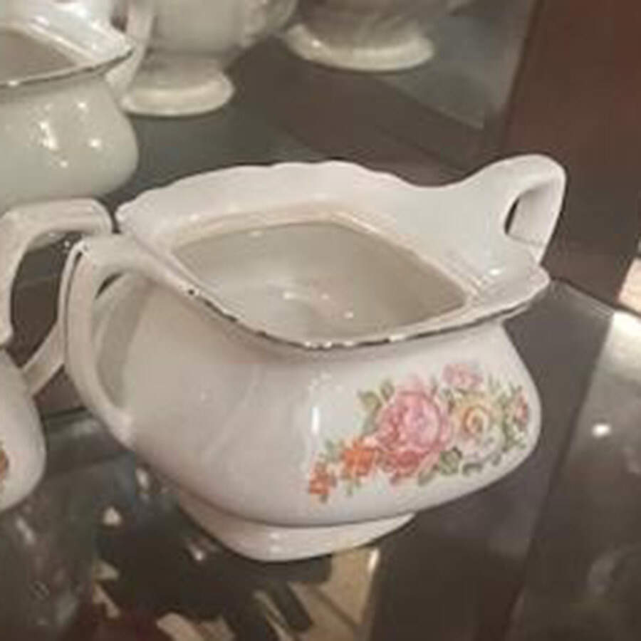 191a Sugar Bowl No Lid by WS George-1