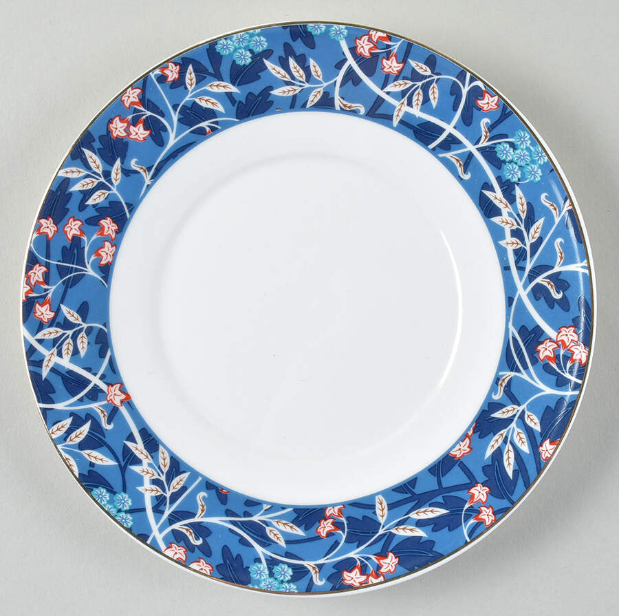 Blue Morris Saucer for Tea for 1 by Grace's Teaware-1