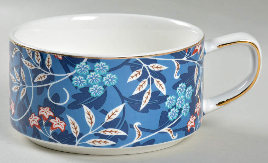 Blue Morris Cup for Tea for 1 by Grace's Teaware-1