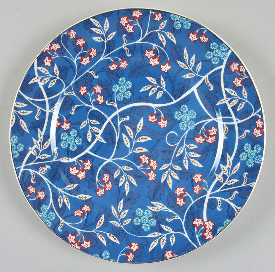 Blue Morris Salad Plate by Grace's Teaware-1