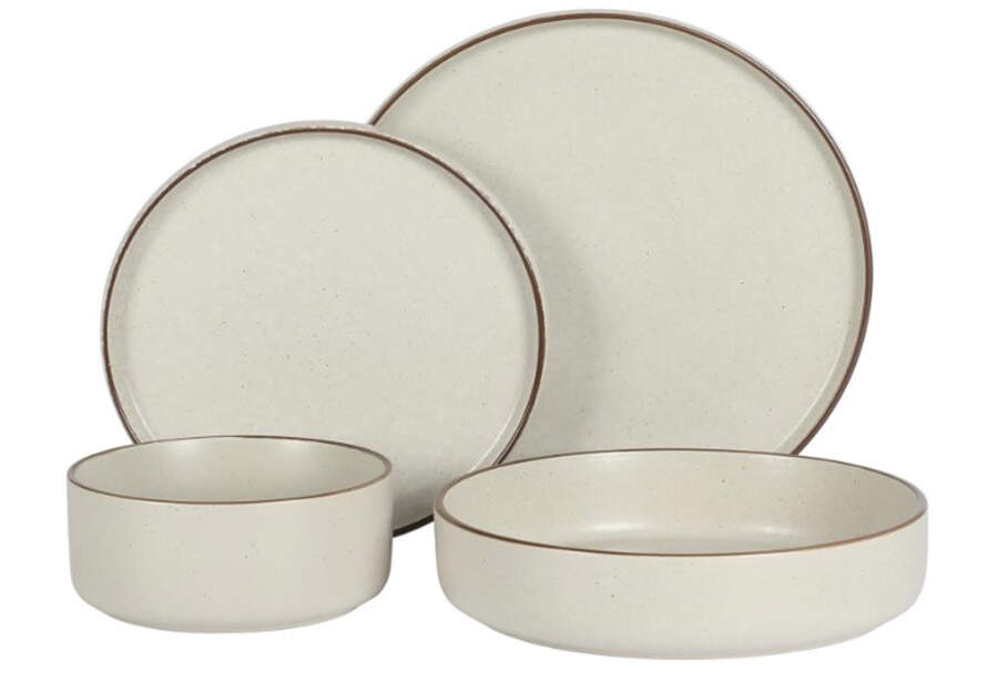 Gelston Cream Dinner Plate by Gibson Designs-1