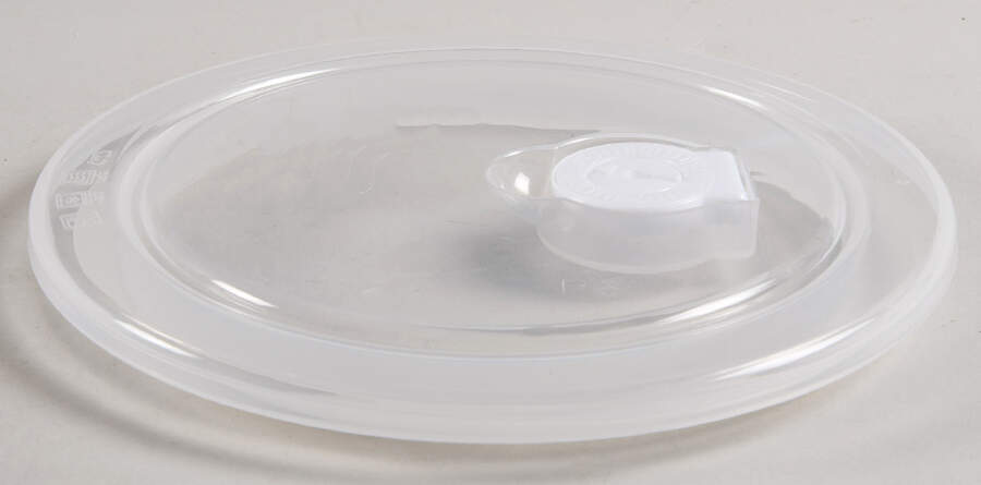 Pink Bow 6" Storage Ceramic Bowl Plastic Lid by Grace's Teaware-1