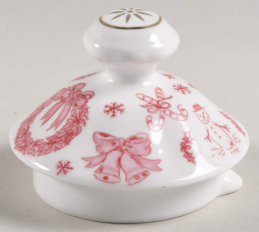 Pink Bow Lid for Teapot by Grace's Teaware-1