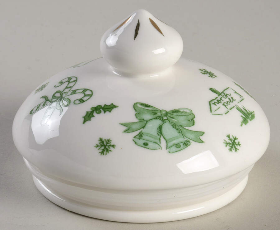 Pink Bow Lid for 7" Storage Jar by Grace's Teaware-1