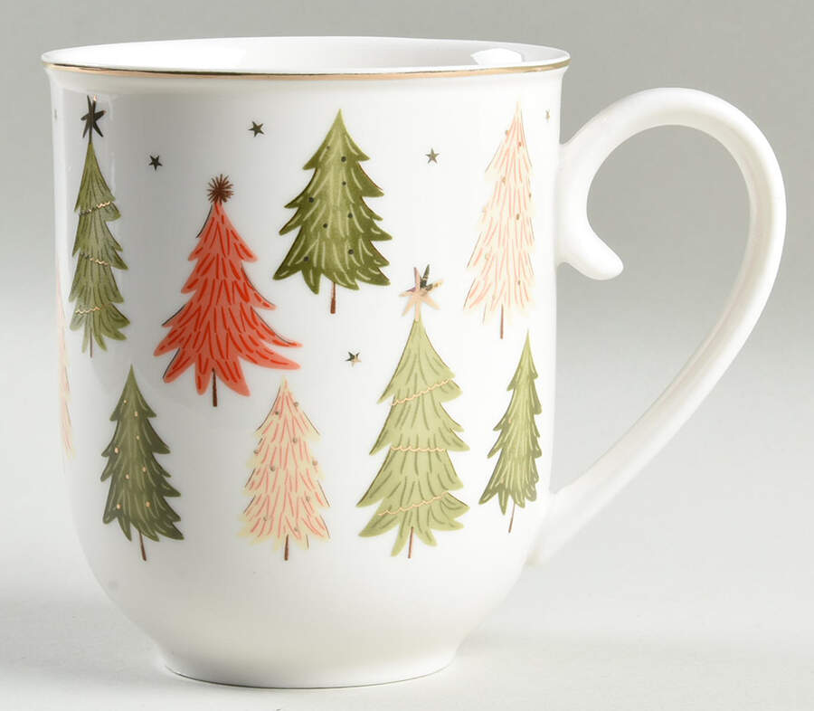 Tri-Color Tree Mug by Grace's Teaware-1