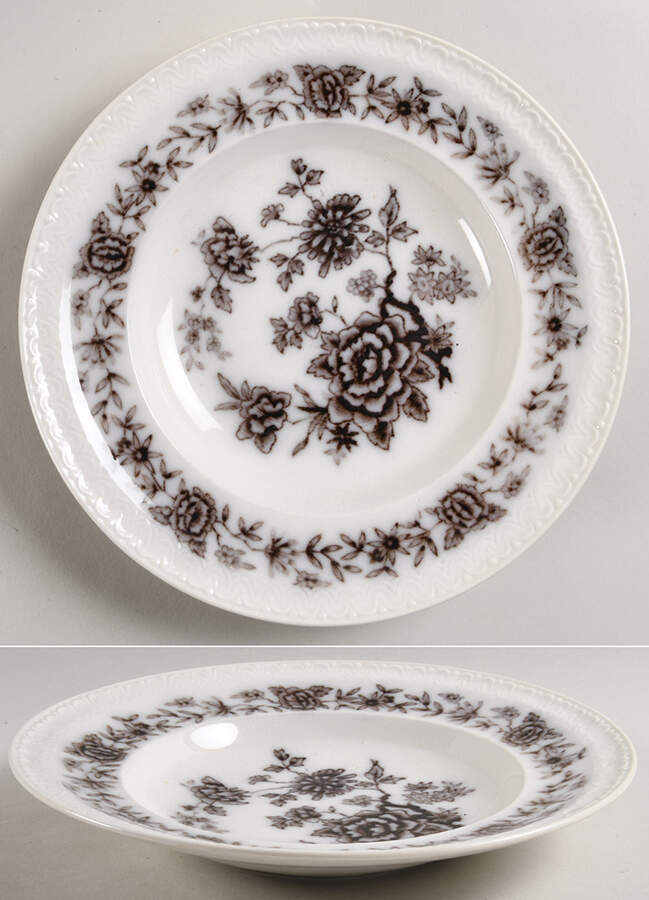 Stjernsund Large Rim Soup Bowl by Gefle-1
