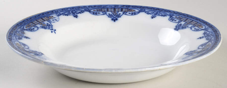 Sultan Gold Accents Large Rim Soup Bowl by Gustavsberg-1