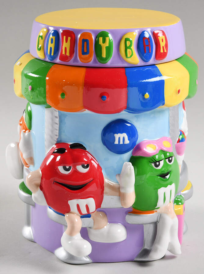 M&M's Candy Jar & Lid by Galerie China-1