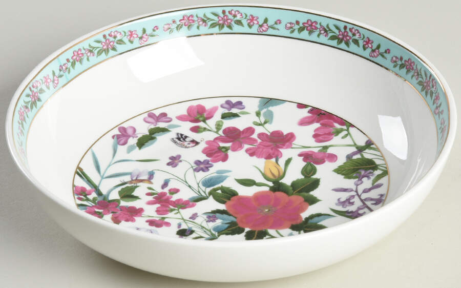 Floral Tiara Individual Dinner Bowl by Grace's Teaware-1